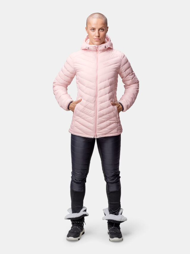 Halti Huippu Mid Length Down Jacket W+ - naisten untuvatakki
