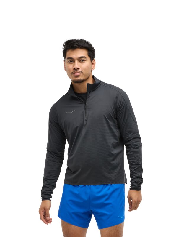 Hoka M Glidetech Quarter Zip - miesten pitkähihainen paita