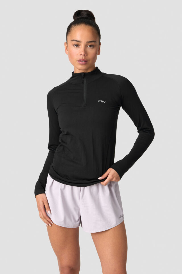 ICANIWILL Define Seamless 1/4 Zip W - naisten pitkähihainen paita