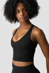 ICANIWILL Ignite Cropped V-Neck Tank Top