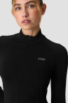 ICANIWILL Define Seamless Invisible 1/2 Zip LS W