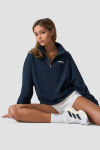 ICANIWILL Everyday Terry 1/4 Zip Sweatshirt W