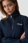 ICANIWILL Everyday Terry 1/4 Zip Sweatshirt W