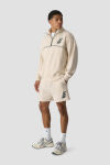 ICANIWILL Everyday Terry Relaxed 1/4 Zip Piping Sweatshirt M