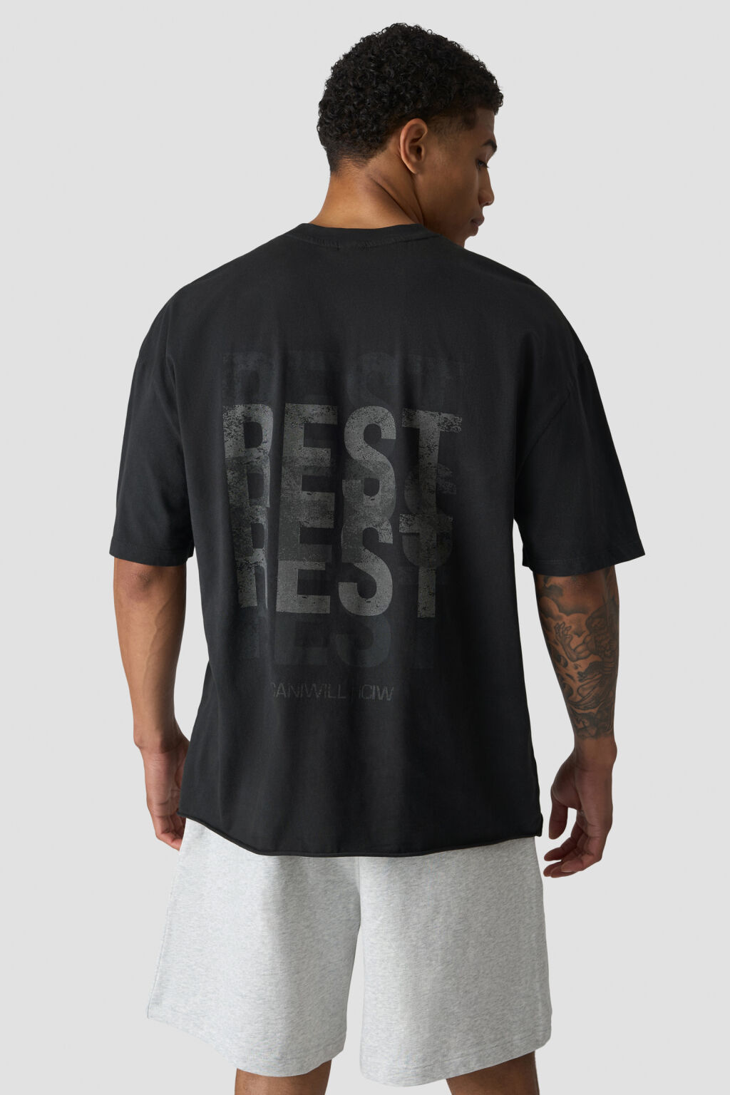 ICANIWILL Grit Stonewashed T-Shirt Print