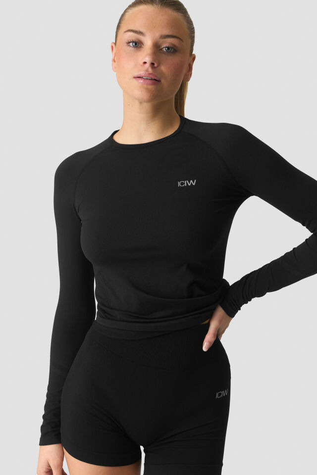 ICANIWILL Define Seamless Long Sleeve W - naisten pitkähihainen paita