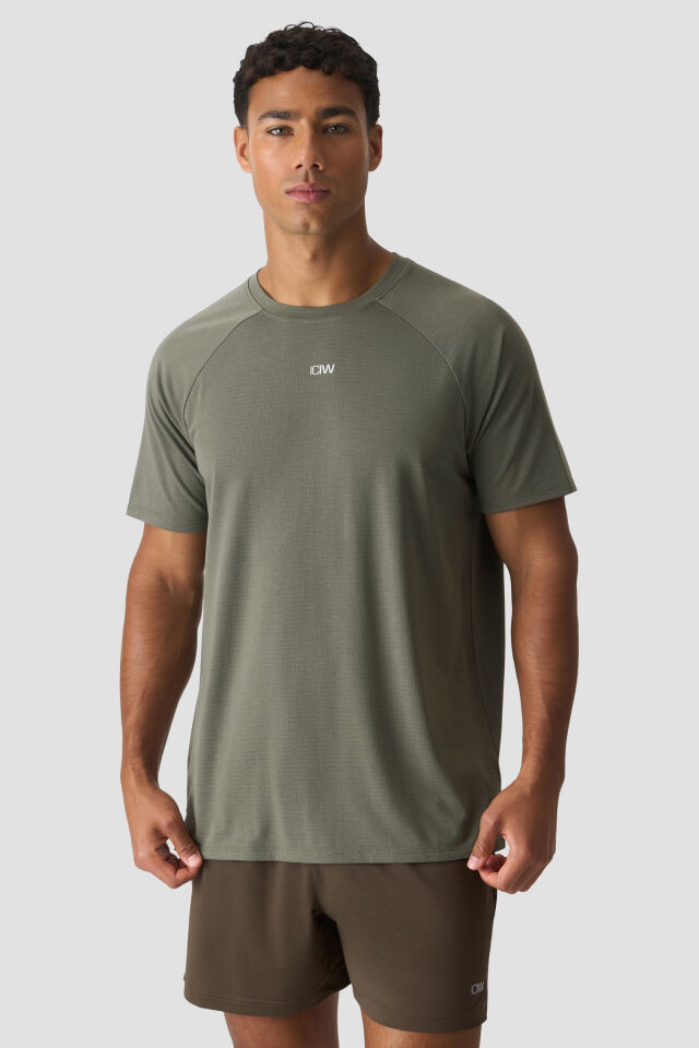 ICANIWILL Stride Raglan Tee Dri-Release M