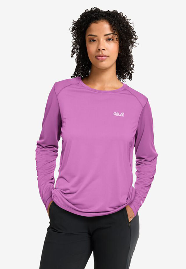 Jack Wolfskin Prelight Suncool LS Tee W