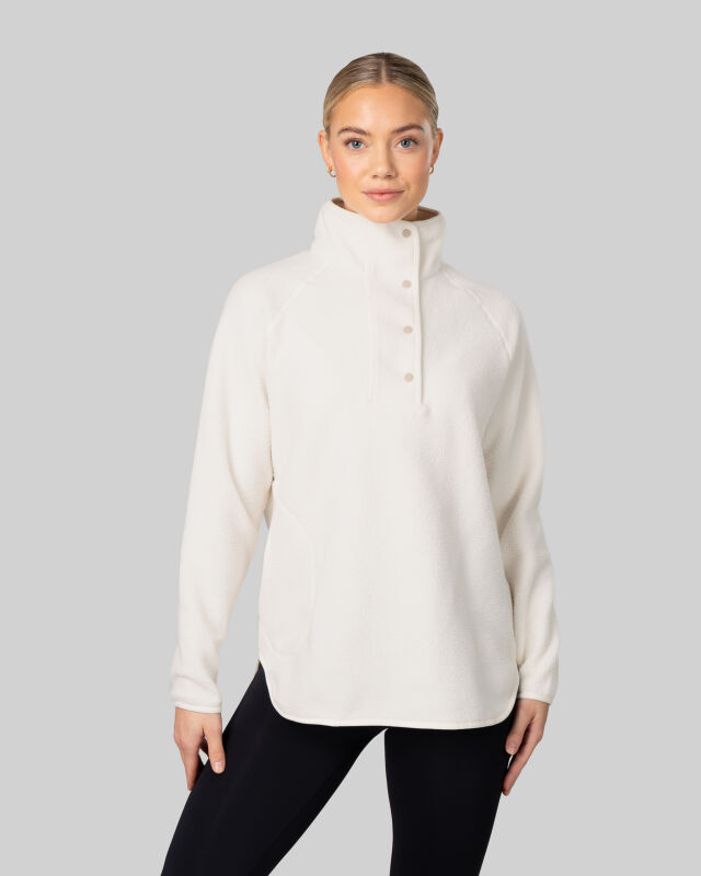 Johaug Fusion Pile Oversized Henley - naisten fleecetakki
