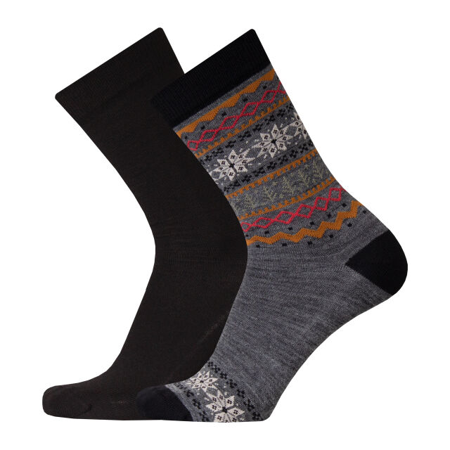 McKINLEY Merino Mix Sukka 2-pack - nilkkasukat