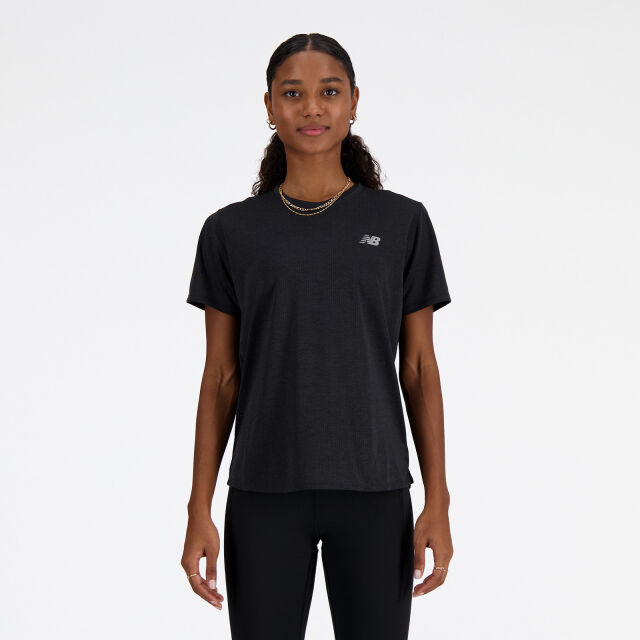 New Balance Athletics Run Short Sleeve W - naisten t-paita