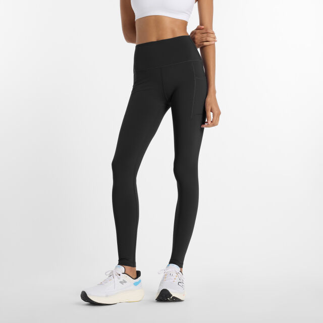 New Balance Sleek Pocket High Rise Legging 27'' - naisten pitkät trikoot