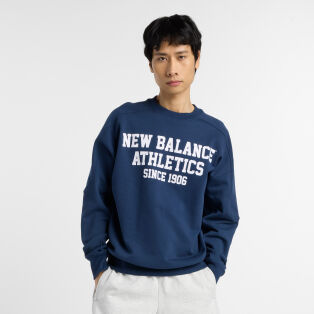 New Balance Varsity French Terry Graphic Crew