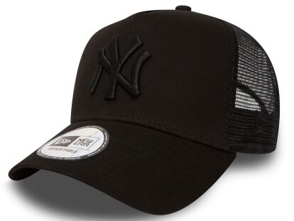 New Era NEW ERA League Essential Clean TRUCKER-lippis NY-logolla