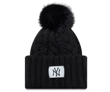 New Era NEW ERA Cable Wide Beanie NY - pipo