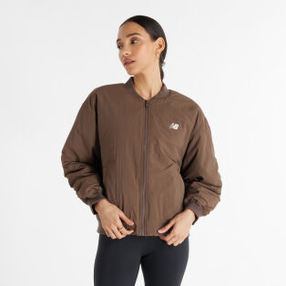 New Balance Graphic Woven Bomber Jacket W
