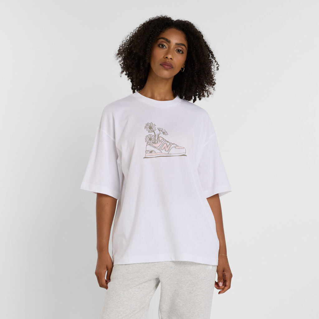 New Balance Oversized Flower T-Shirt