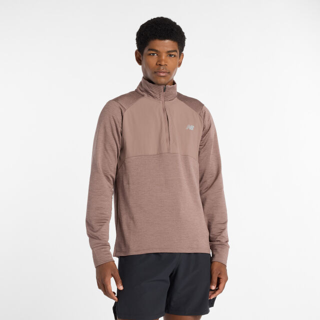 New Balance Athletics Heat Grid 1/2 Zip M - miesten pitkähihainen paita