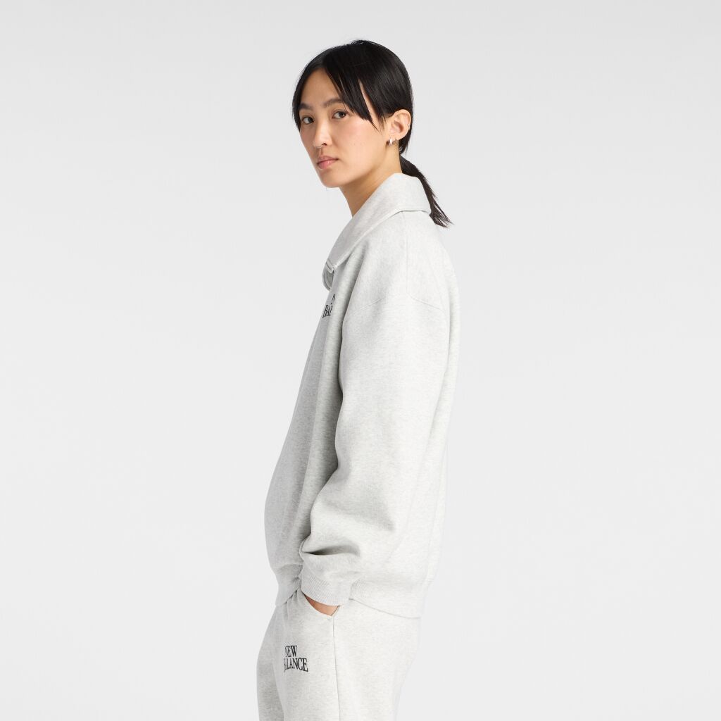New Balance Trackside Fleece Half Zip - Naisten pitkähihainen paita ...