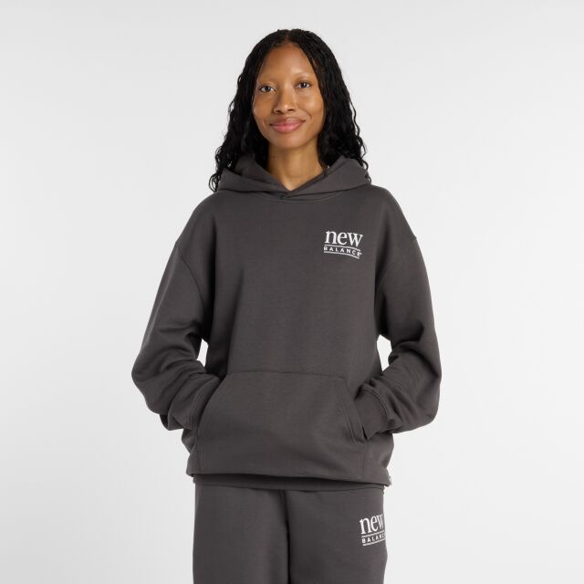 New Balance Reimagined Fleece Long Length Hoodie - naisten huppari