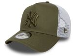 New Era NEW ERA League Essential Clean TRUCKER-lippis NY-logolla