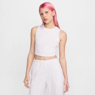 Nike Sportswear Chill Knit Tight Cropped Mini-Rib Tank Top W - toppi