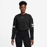 Nike Pro W Dri-FIT French Terry Crew-Neck Top