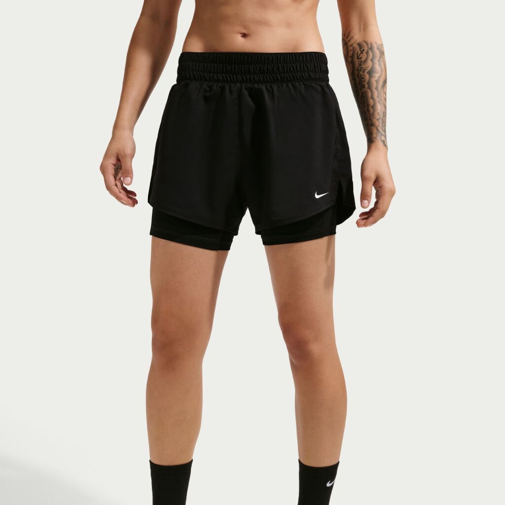 Nike Dri-FIT One Women's High-Waisted 2-in-1Shorts W