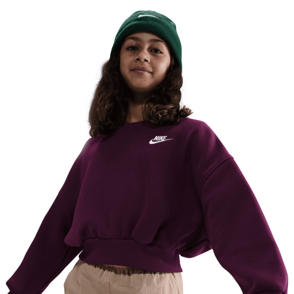 Nike Sportswear Club Fleece Jr Boxy Crew-Neck Sweatshirt