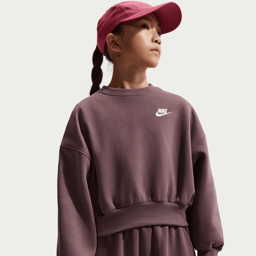 Nike Sportswear Club Fleece Jr Boxy Crew-Neck Sweatshirt