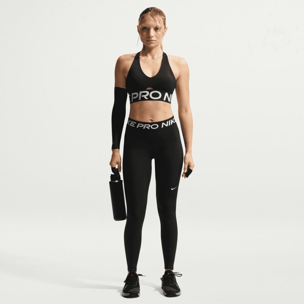 Nike Pro Mid-Rise Full-Length Leggings W