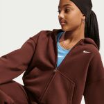 Nike Fleece Oversized Full-Zip Hoodie