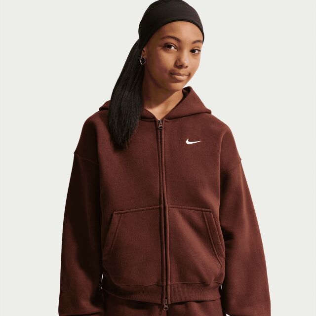 Nike Fleece Oversized Full-Zip Hoodie