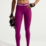 Nike Pro Mid-Rise Full-Length Leggings W