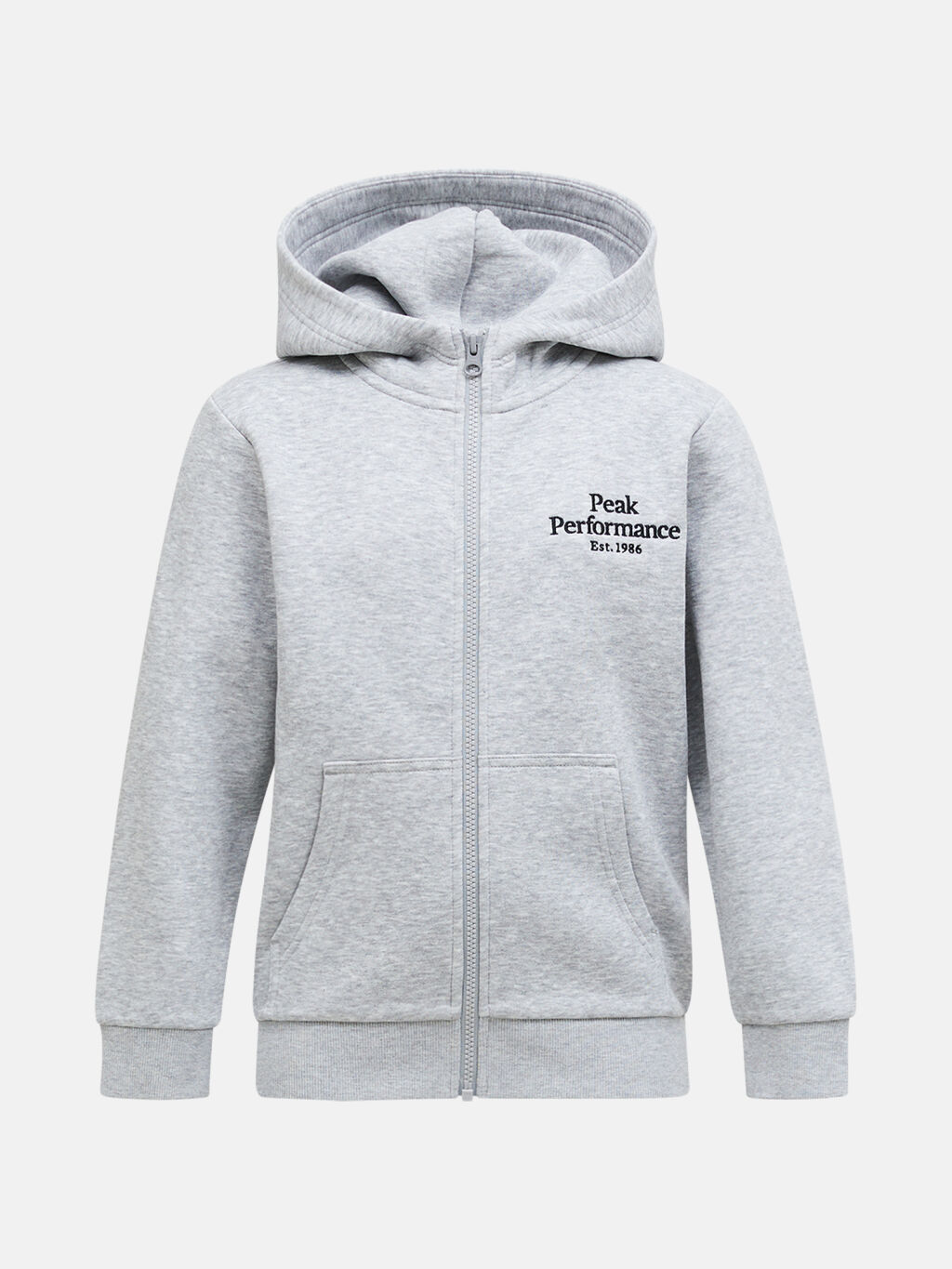 Peak Performance Jr Original Zip Hood Mel
