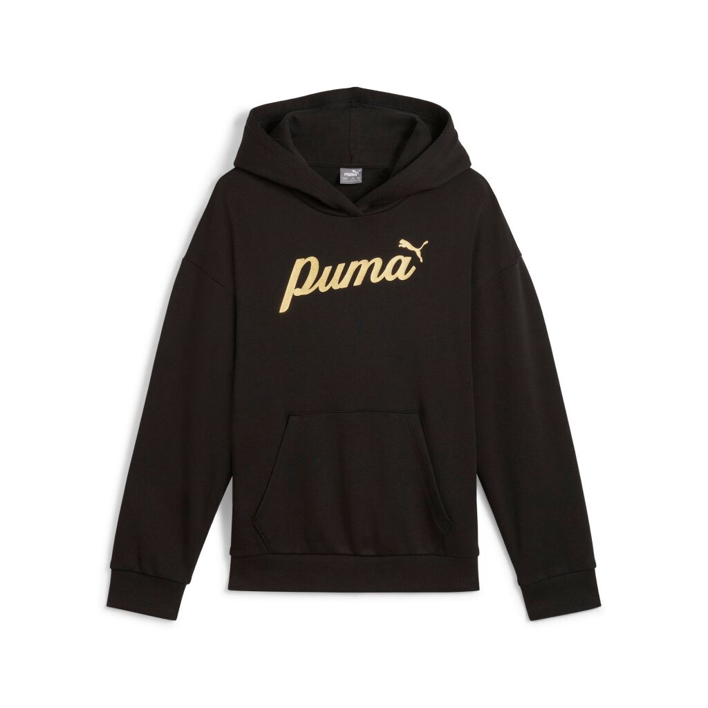 Puma Ess+ Script Metallic Hoodie Fl Jr