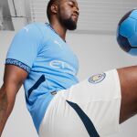 Puma MCFC Home Jersey Replica Sr