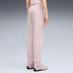 Puma Ess Elevated High Waist Straight Leg Rib Pants Jr