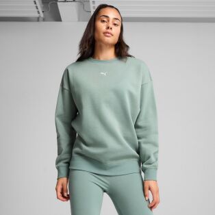 Puma Ess Oversized Crew Fl W - collegepaita