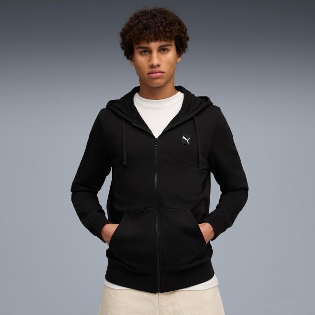 Puma Ess Elevated Fz Hoodie Fl M - miesten huppari