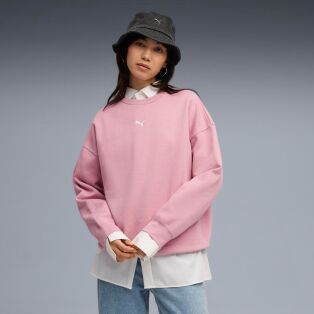 Puma Ess Oversized Crew Fl W - collegepaita