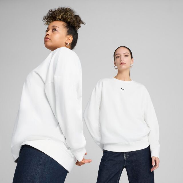 Puma Ess Oversized Crew Fl W - naisten collegepaita