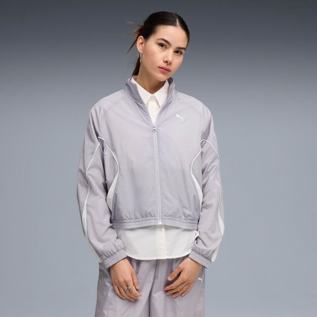 Puma Sport Relaxed Woven Full-zip Jacket W - naisten vapaa-ajan takki