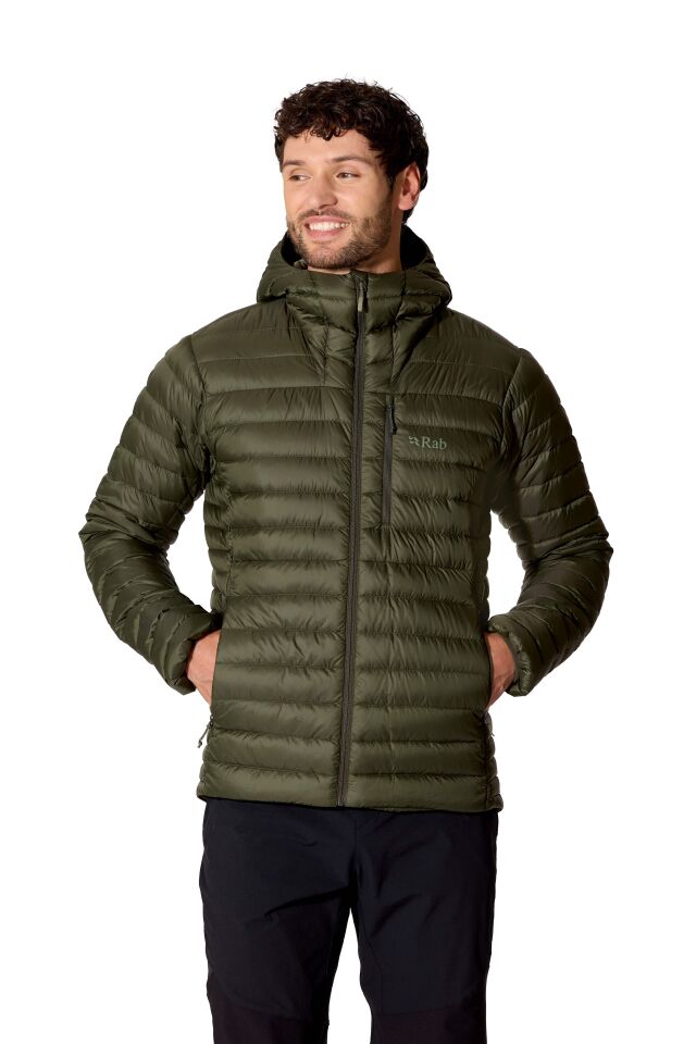 Rab Microlight Alpine Hoody M - miesten untuvatakki