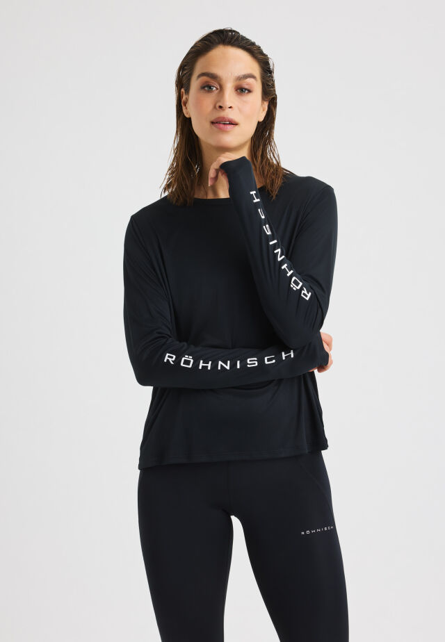 Röhnisch Team Logo Long Sleeve - naisten pitkähihainen paita
