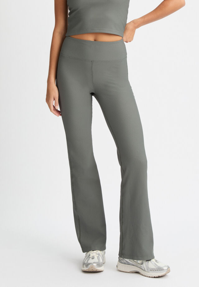 Röhnisch Ribbed R Flare Tights - naisten pitkät trikoot
