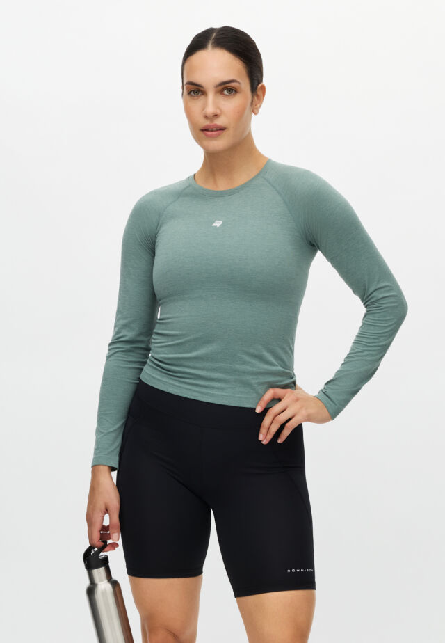Röhnisch Seamless Flex Long Sleeve - naisten pitkähihainen paita