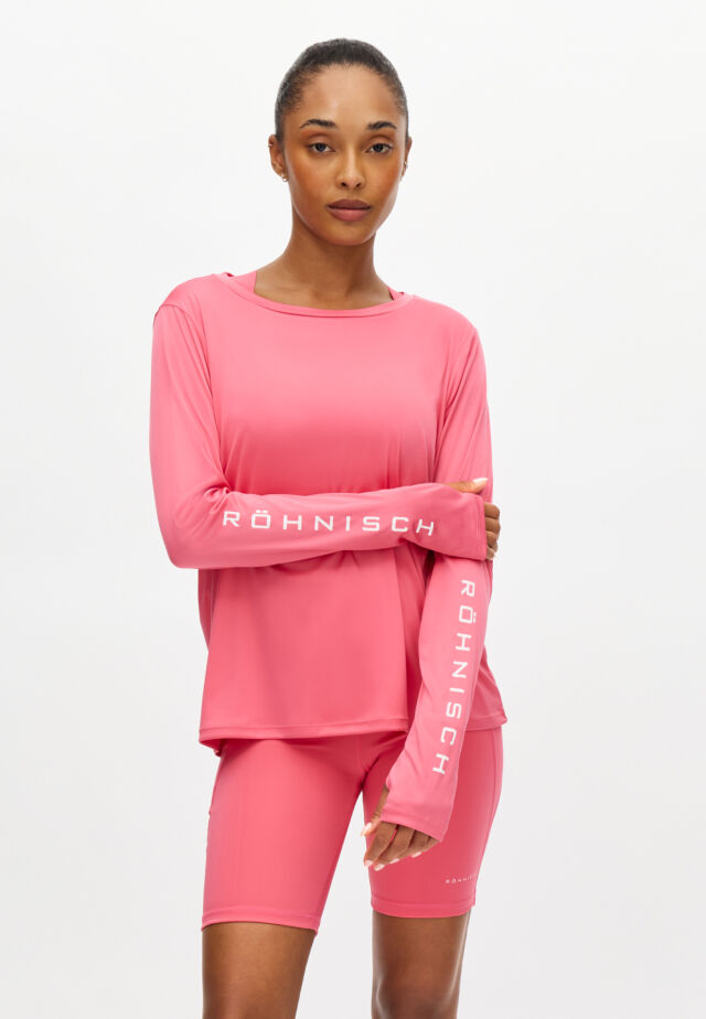 Röhnisch Team Logo Long Sleeve - naisten pitkähihainen paita