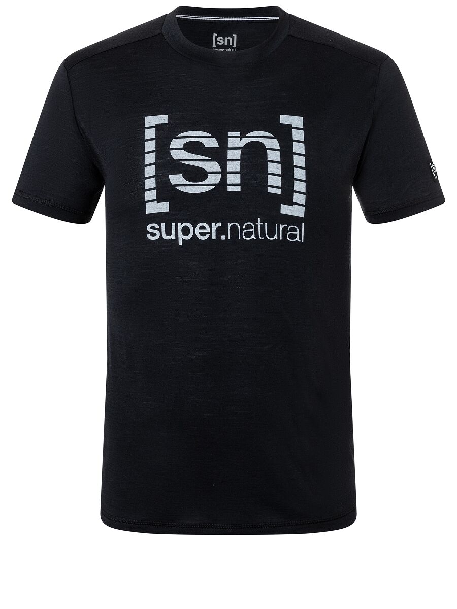 Super.Natural Grid Logo Tee M
