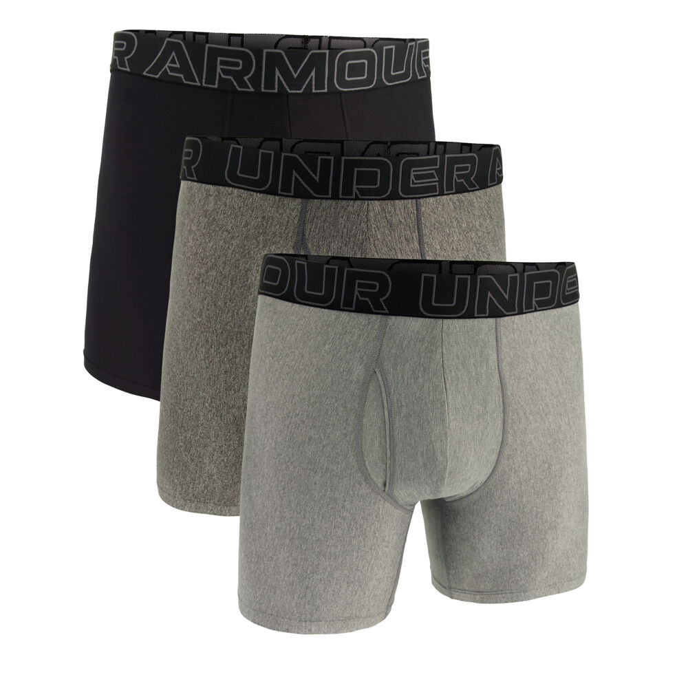 Under Armour M Perf Tech 6in Boxer 3 pack